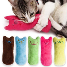 Load image into Gallery viewer, Teeth Grinding Catnip Toys Funny Interactive Plush Cat Toy Pet Kitten Chewing Vocal Toy Claws Thumb Bite Cat mint For Cats hot
