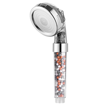Load image into Gallery viewer, ZhangJi 3 Modes Bath Shower Adjustable Jetting Shower Head High Pressure Saving Water Bathroom Anion Filter Shower SPA Nozzle
