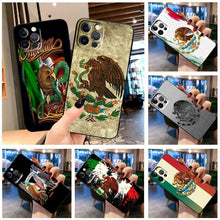 Load image into Gallery viewer, Mexico Customized Mexican Eagle Flag Phone Case For Apple iPhone Black Cover
