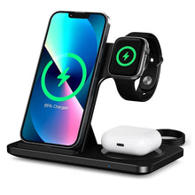 Load image into Gallery viewer, 20W Fast Wireless Charger Stand For iPhone Apple Watch Airpods 3 In 1 Charging Pad
