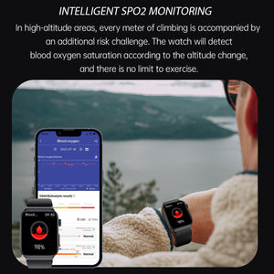 SMART WATCH Non-invasive Blood Glucose Smart Band Blood Pressure Electrocardiogram ECG+PPG Temperature Monitoring