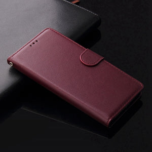 FLIP CASE Wallet Premium Leather Cover For Samsung Galaxy