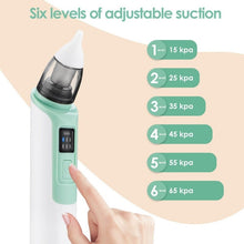 Load image into Gallery viewer, New Rechargeable Baby Nose Cleaner Silicone Adjustable Suction Electric Child Nasal Aspirator Health Safety Convenient Low Noise
