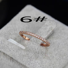 Load image into Gallery viewer, CWWZircons Adjustable Bracelet Bangle for Women Captivate Bar Slider Brilliant CZ Rose Gold Color Jewelry Pulseira Feminia CB089
