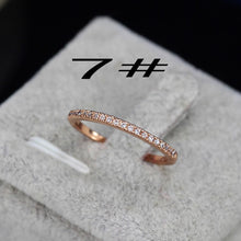 Load image into Gallery viewer, CWWZircons Adjustable Bracelet Bangle for Women Captivate Bar Slider Brilliant CZ Rose Gold Color Jewelry Pulseira Feminia CB089
