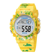 Load image into Gallery viewer, Camouflage Kids Watches LED Colorful Flash Digital Waterproof Clock For Boys Girls Date Week Creative Children&#39;s Watch
