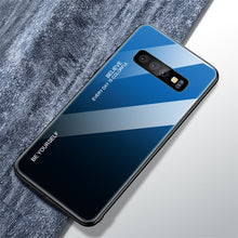 Load image into Gallery viewer, Color Case For Samsung Galaxy S10 S10e S9 S8 Plus Note 8 9 10 S20 Ultra Tempered Glass Cover
